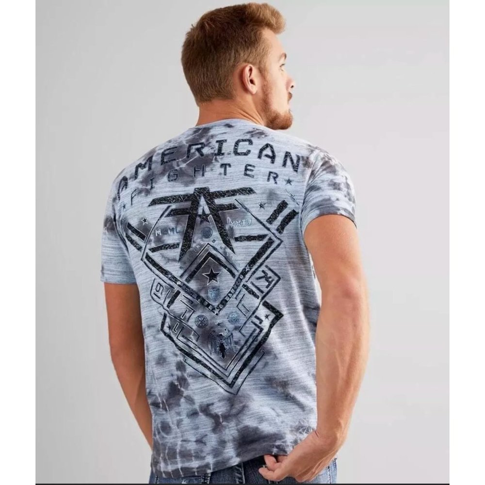 AMERICAN FIGHTER Men's T-Shirt S/S NANTUCKET TEE - Picture 2 of 8